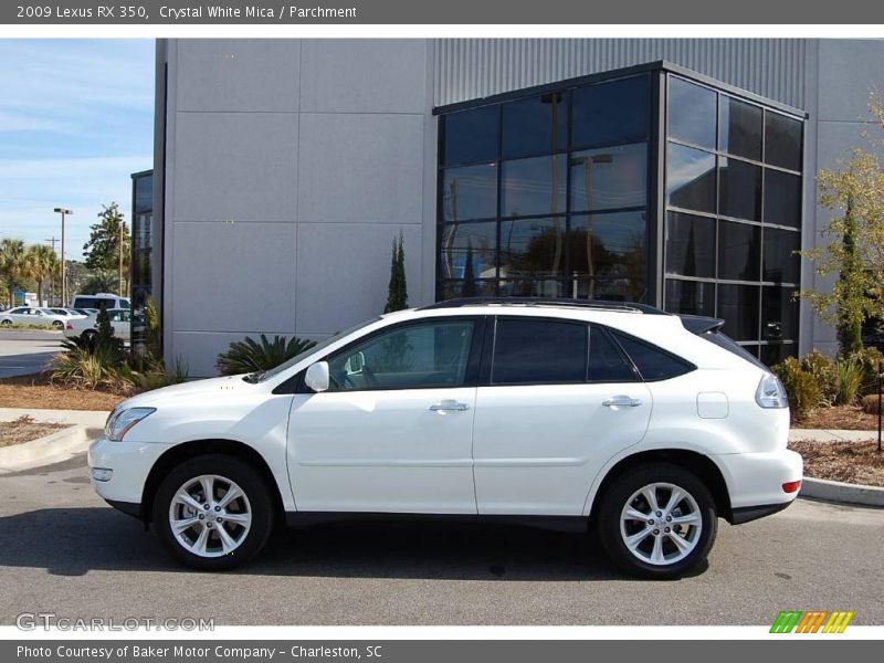 Crystal White Mica / Parchment 2009 Lexus RX 350