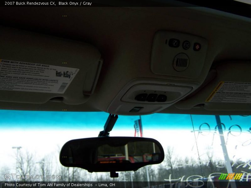 Black Onyx / Gray 2007 Buick Rendezvous CX