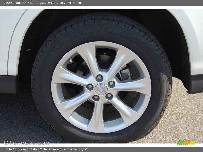 Crystal White Mica / Parchment 2009 Lexus RX 350