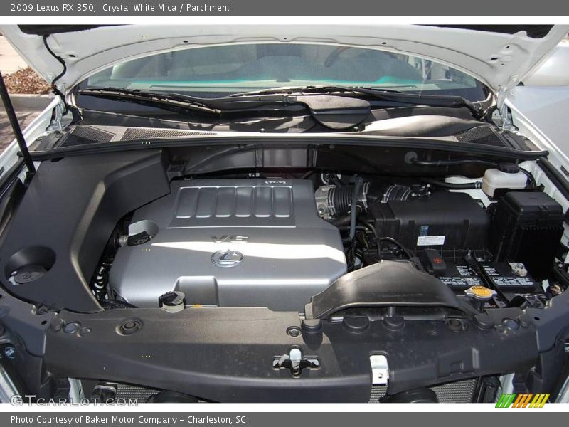 Crystal White Mica / Parchment 2009 Lexus RX 350