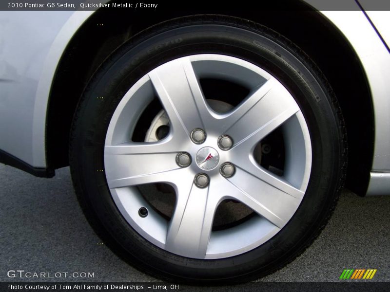 Quicksilver Metallic / Ebony 2010 Pontiac G6 Sedan