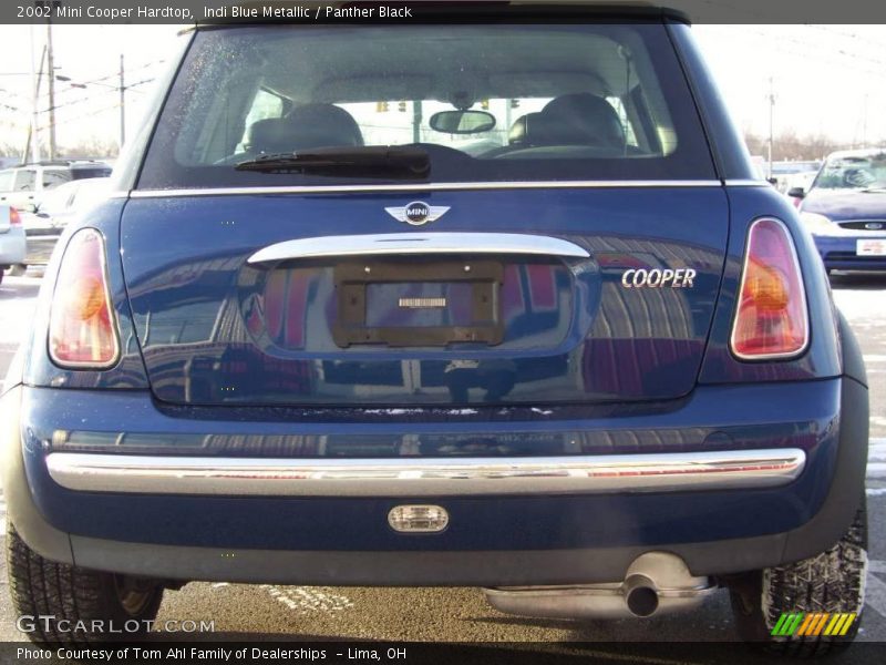 Indi Blue Metallic / Panther Black 2002 Mini Cooper Hardtop