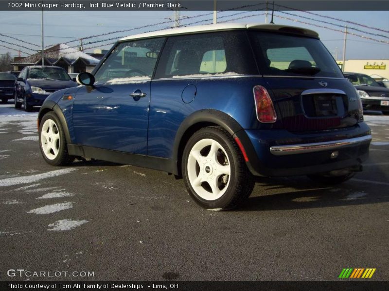 Indi Blue Metallic / Panther Black 2002 Mini Cooper Hardtop
