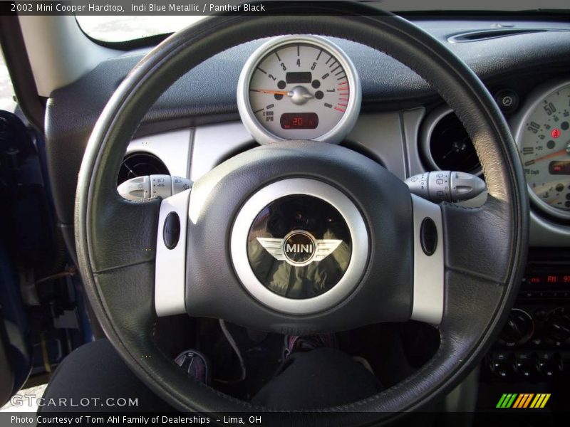Indi Blue Metallic / Panther Black 2002 Mini Cooper Hardtop