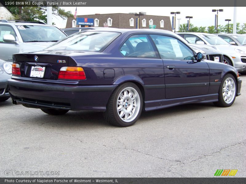 Purple / Black Leather 1996 BMW M3 Coupe