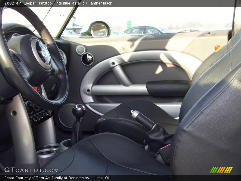 Indi Blue Metallic / Panther Black 2002 Mini Cooper Hardtop