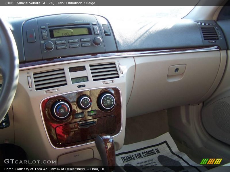 Dark Cinnamon / Beige 2006 Hyundai Sonata GLS V6