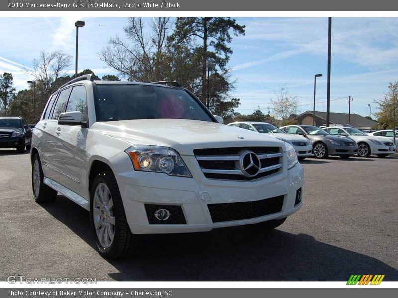 Arctic White / Black 2010 Mercedes-Benz GLK 350 4Matic