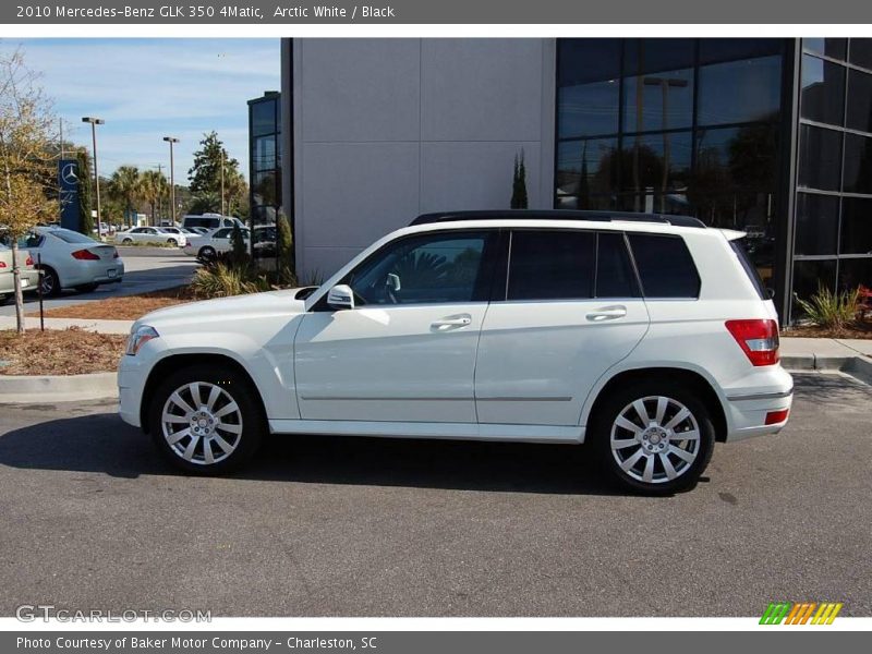 Arctic White / Black 2010 Mercedes-Benz GLK 350 4Matic