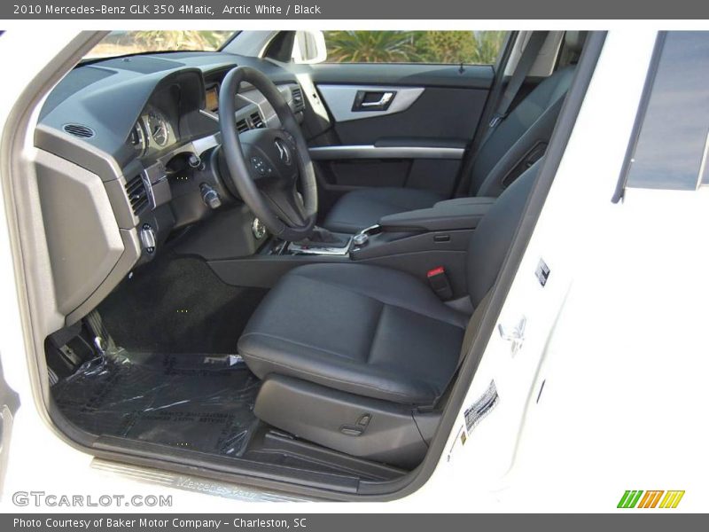 Arctic White / Black 2010 Mercedes-Benz GLK 350 4Matic