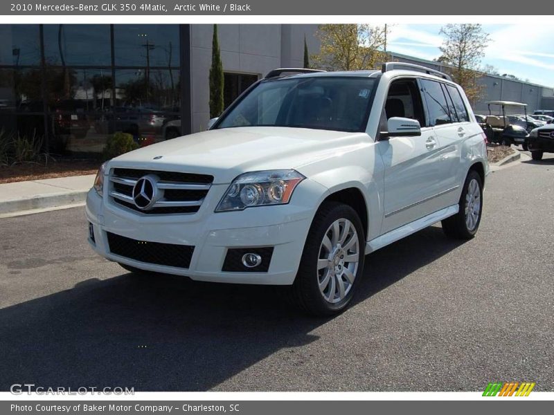Arctic White / Black 2010 Mercedes-Benz GLK 350 4Matic