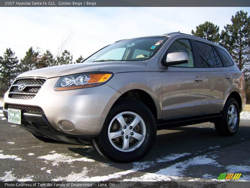 Golden Beige / Beige 2007 Hyundai Santa Fe GLS