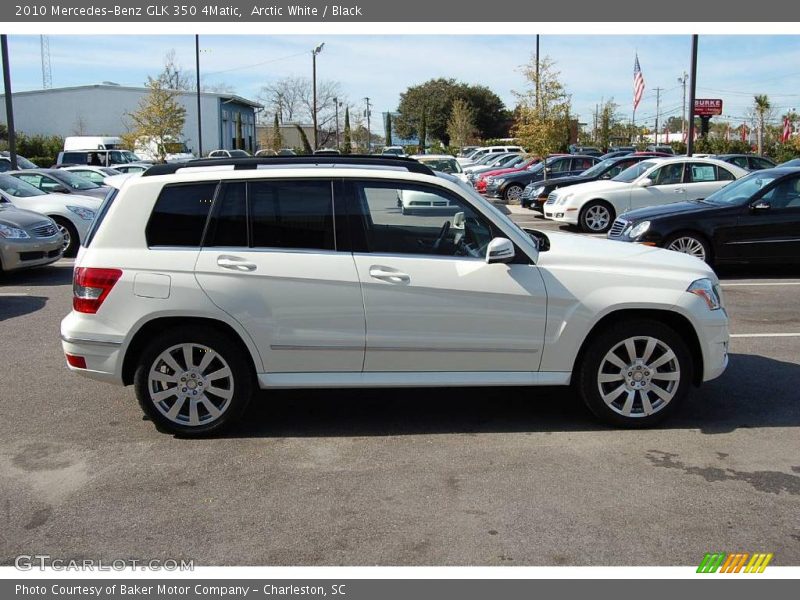 Arctic White / Black 2010 Mercedes-Benz GLK 350 4Matic