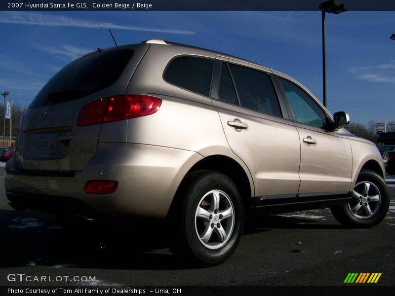 Golden Beige / Beige 2007 Hyundai Santa Fe GLS