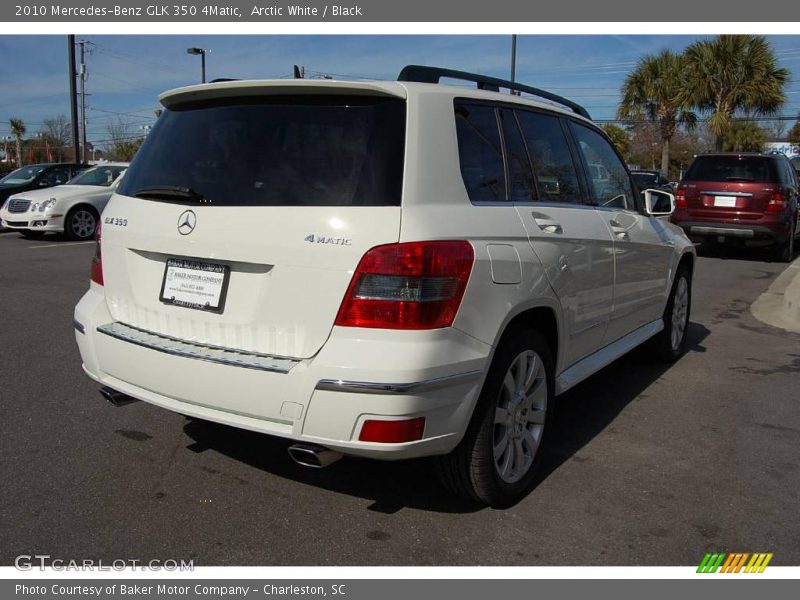 Arctic White / Black 2010 Mercedes-Benz GLK 350 4Matic