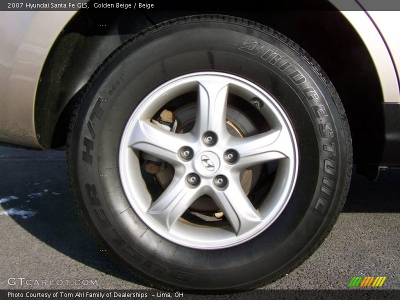Golden Beige / Beige 2007 Hyundai Santa Fe GLS