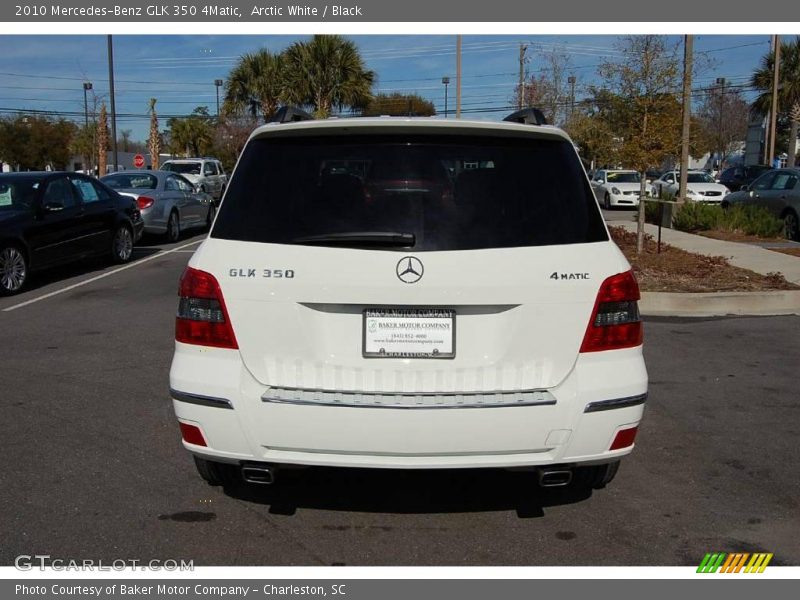Arctic White / Black 2010 Mercedes-Benz GLK 350 4Matic