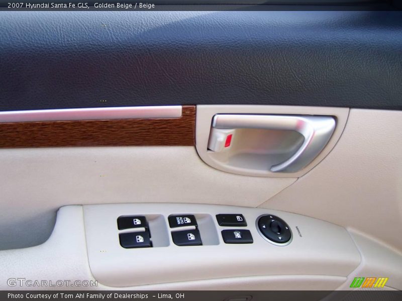 Golden Beige / Beige 2007 Hyundai Santa Fe GLS