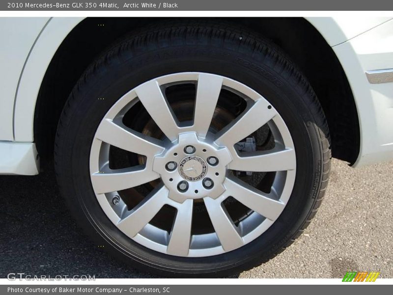 Arctic White / Black 2010 Mercedes-Benz GLK 350 4Matic