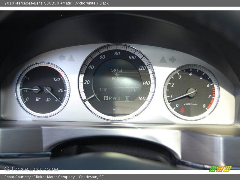 Arctic White / Black 2010 Mercedes-Benz GLK 350 4Matic