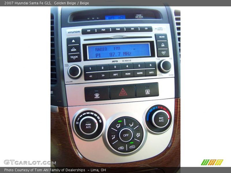 Golden Beige / Beige 2007 Hyundai Santa Fe GLS