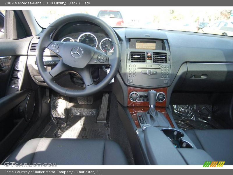 Black / Black 2009 Mercedes-Benz C 300 Luxury