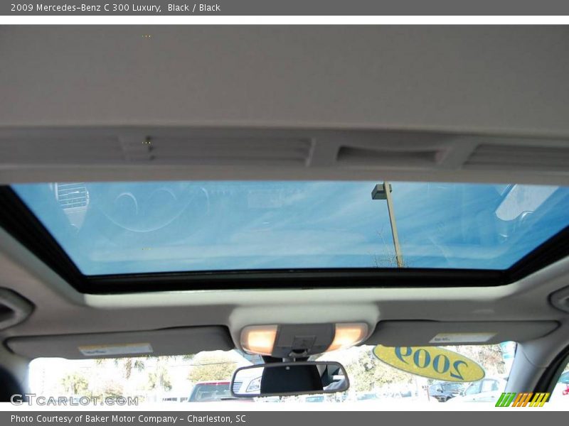 Black / Black 2009 Mercedes-Benz C 300 Luxury