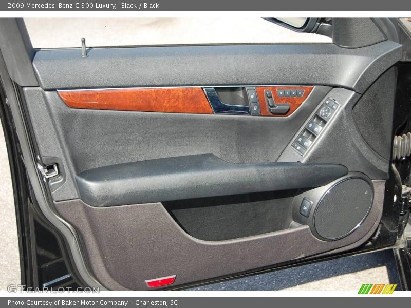 Black / Black 2009 Mercedes-Benz C 300 Luxury