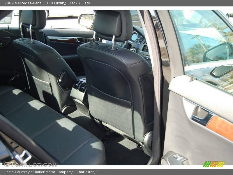 Black / Black 2009 Mercedes-Benz C 300 Luxury