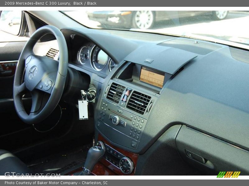 Black / Black 2009 Mercedes-Benz C 300 Luxury