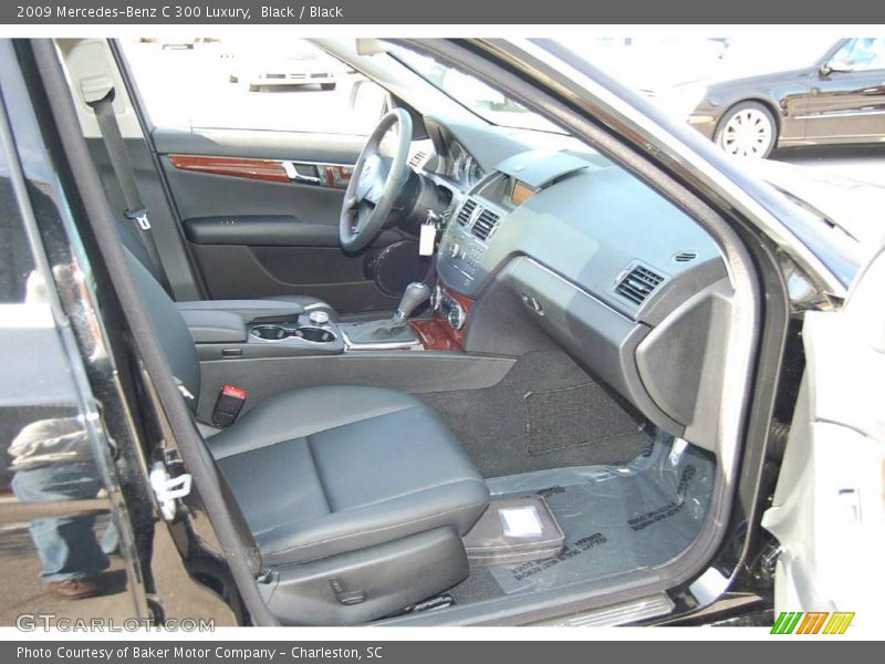 Black / Black 2009 Mercedes-Benz C 300 Luxury