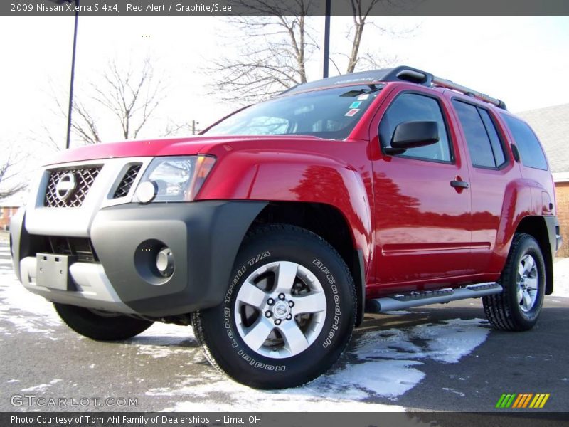 Red Alert / Graphite/Steel 2009 Nissan Xterra S 4x4