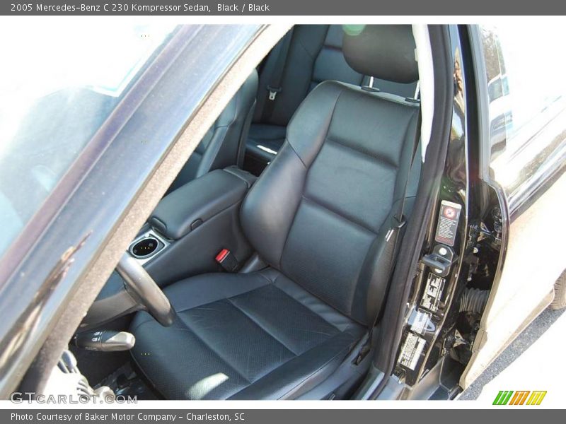 Black / Black 2005 Mercedes-Benz C 230 Kompressor Sedan