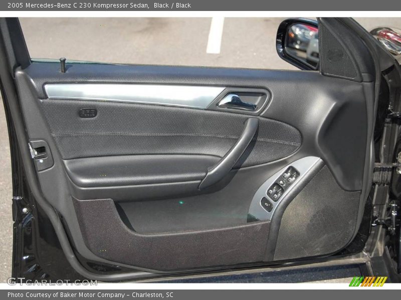 Black / Black 2005 Mercedes-Benz C 230 Kompressor Sedan