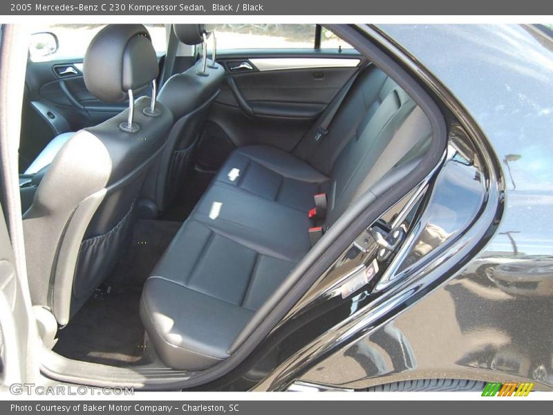 Black / Black 2005 Mercedes-Benz C 230 Kompressor Sedan