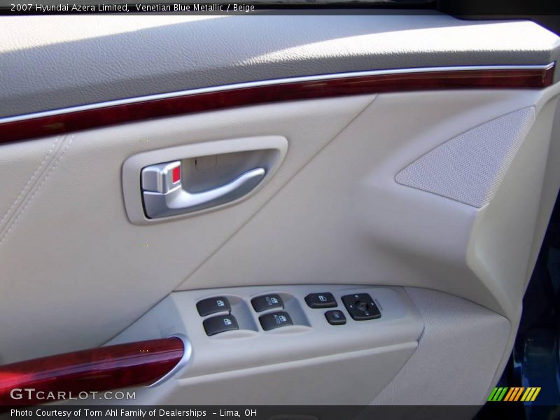 Venetian Blue Metallic / Beige 2007 Hyundai Azera Limited