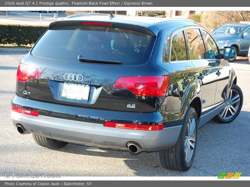 Phantom Black Pearl Effect / Espresso Brown 2009 Audi Q7 4.2 Prestige quattro