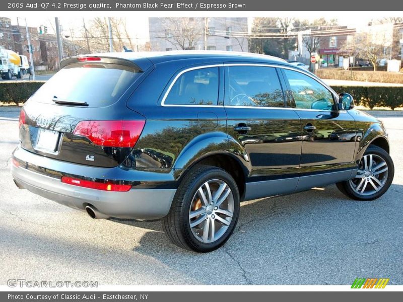 Phantom Black Pearl Effect / Espresso Brown 2009 Audi Q7 4.2 Prestige quattro