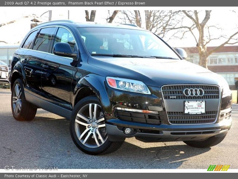 Phantom Black Pearl Effect / Espresso Brown 2009 Audi Q7 4.2 Prestige quattro