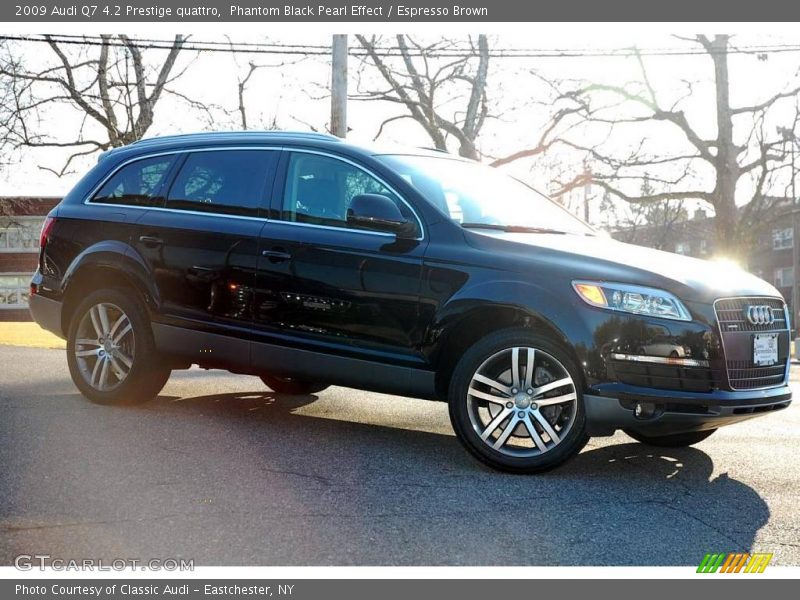 Phantom Black Pearl Effect / Espresso Brown 2009 Audi Q7 4.2 Prestige quattro