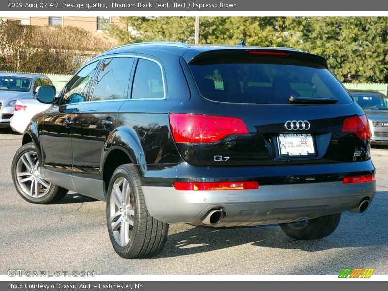 Phantom Black Pearl Effect / Espresso Brown 2009 Audi Q7 4.2 Prestige quattro