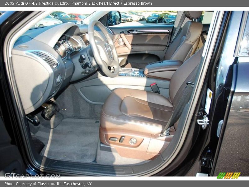 Phantom Black Pearl Effect / Espresso Brown 2009 Audi Q7 4.2 Prestige quattro