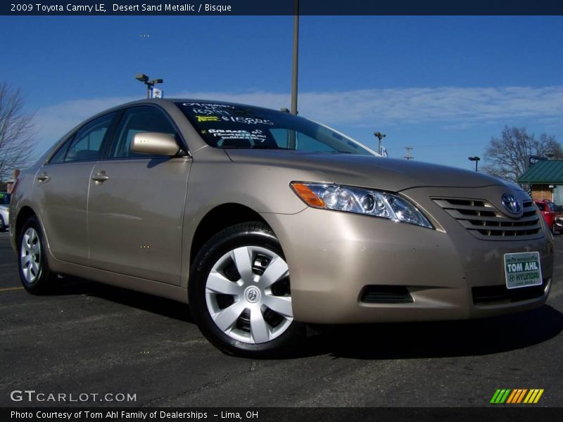 Desert Sand Metallic / Bisque 2009 Toyota Camry LE