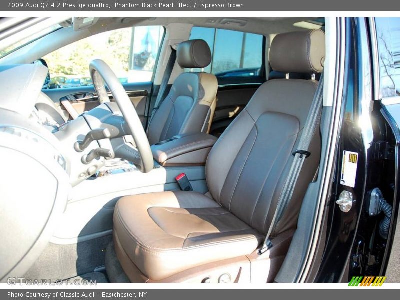 Phantom Black Pearl Effect / Espresso Brown 2009 Audi Q7 4.2 Prestige quattro