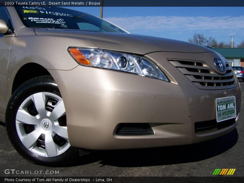 Desert Sand Metallic / Bisque 2009 Toyota Camry LE