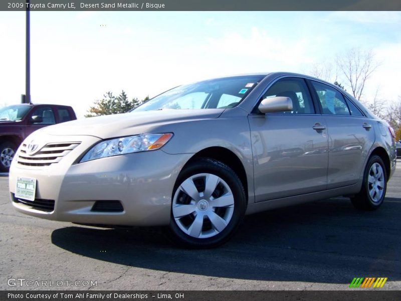 Desert Sand Metallic / Bisque 2009 Toyota Camry LE