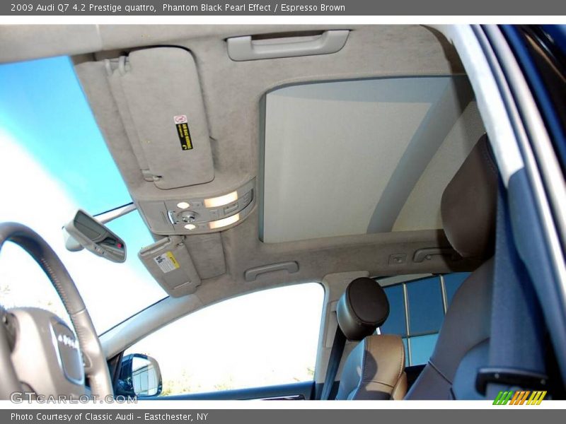 Phantom Black Pearl Effect / Espresso Brown 2009 Audi Q7 4.2 Prestige quattro