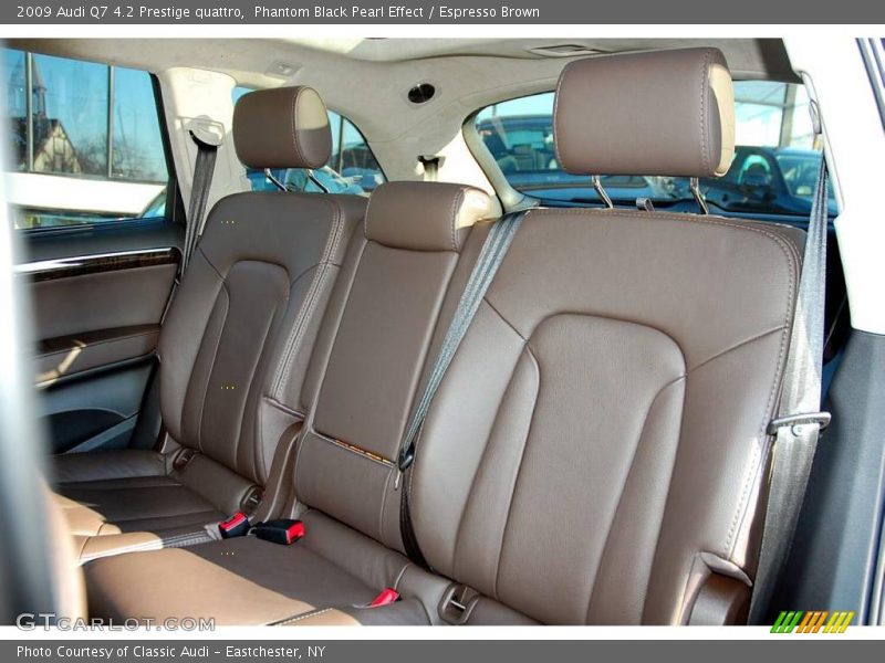 Phantom Black Pearl Effect / Espresso Brown 2009 Audi Q7 4.2 Prestige quattro