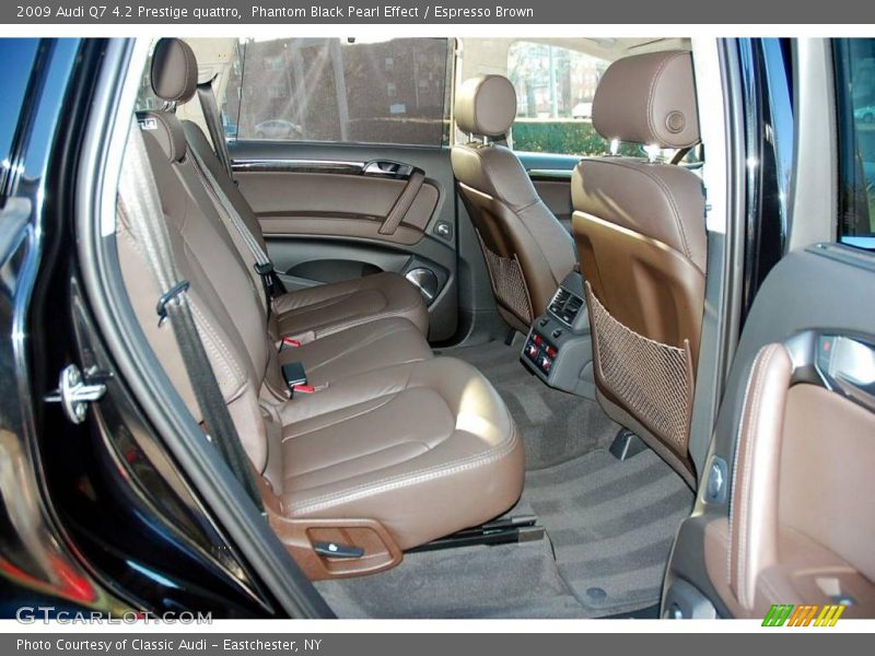 Phantom Black Pearl Effect / Espresso Brown 2009 Audi Q7 4.2 Prestige quattro