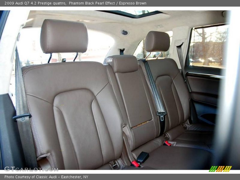 Phantom Black Pearl Effect / Espresso Brown 2009 Audi Q7 4.2 Prestige quattro